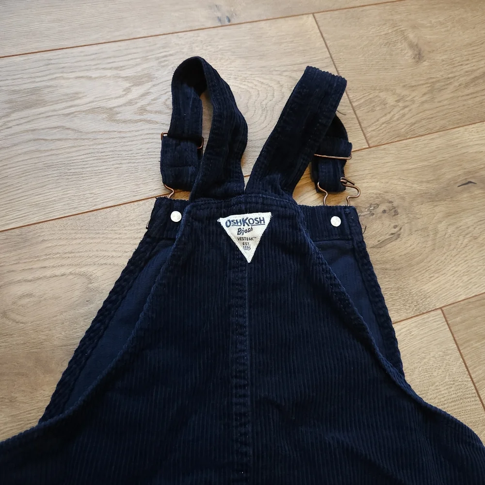Size 12 Oshkosh Coruroy Navy Dress